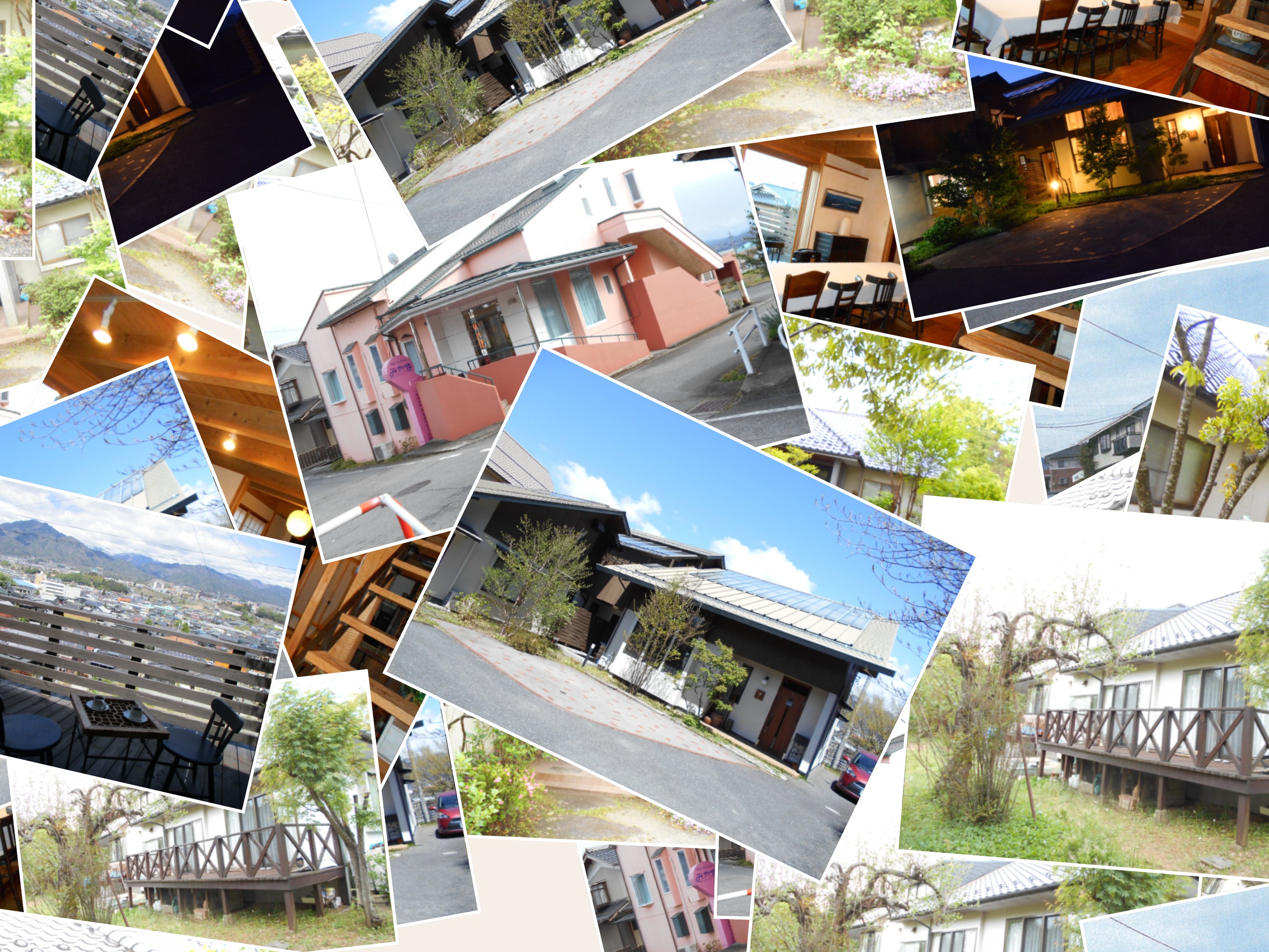 信州の風景に建つ木造住宅